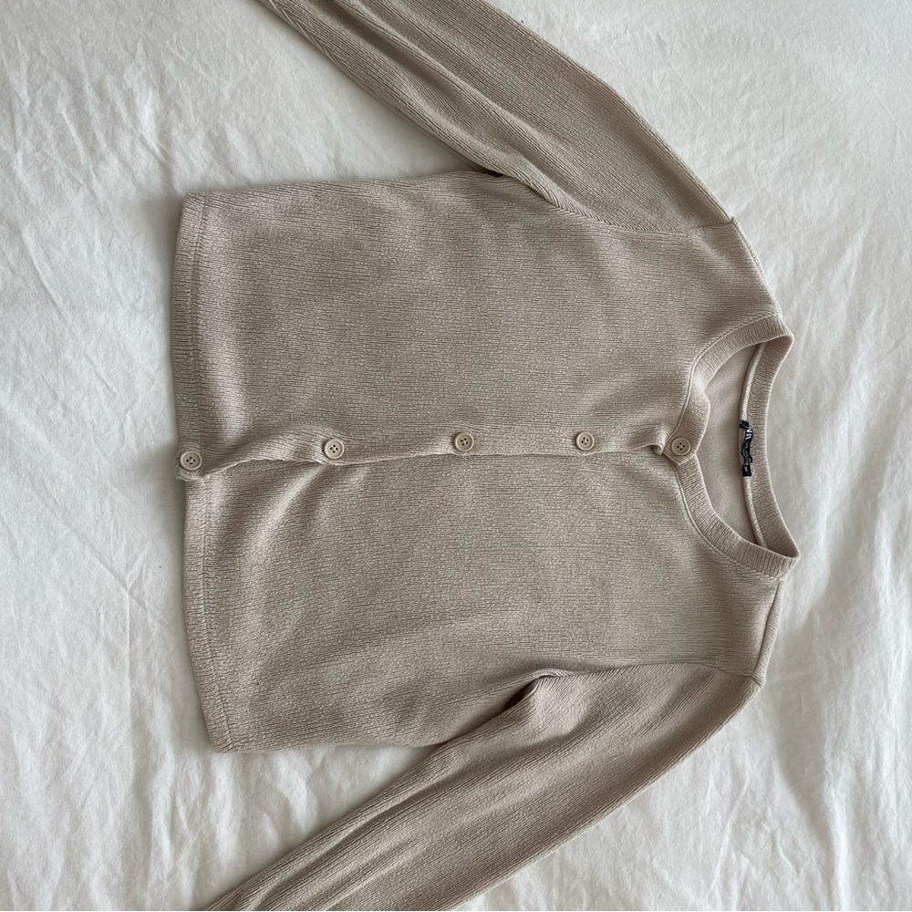Zara Soft Beige Button Down
